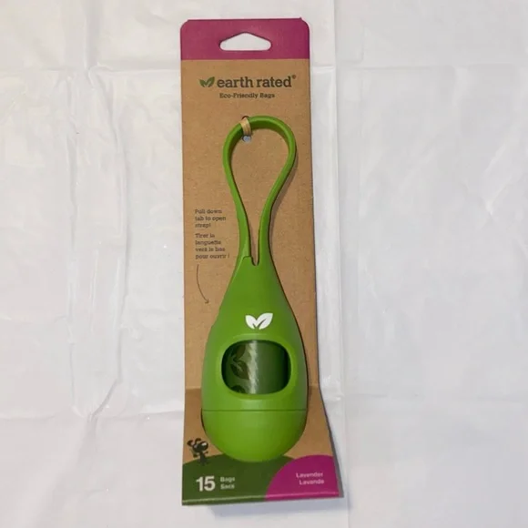 NEW | Earth Rated Poop Bag Leash Dispenser w/ Bags (Lavender Scented) - Picture 4 of 7